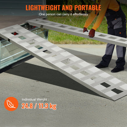 72" x 15" Aluminium-Rampen, 6000 Pfund Tragkraft, Frachtrampen, 2 Stück