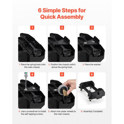 Slim papperskorg Dolly med hjulpassning 16/23 Gal behållare 200lbs Heavy Duty |  EU