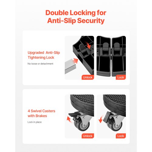 Mülltonnenwagen mit Rädern 15-22,8 Zoll verstellbarer runder Möbelwagen | EU