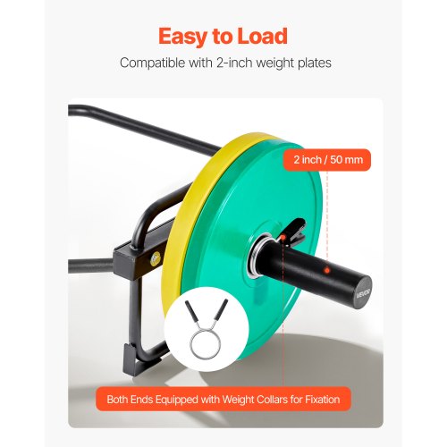 Trap Bar Hex Bar, 50 mm sexkantsstång, 240 kg kapacitet för axelremsstänger, tyngdlyftnings- och styrketräningsutrustning, hemmagym för knäböj, marklyft, axelpress, svart |  EU