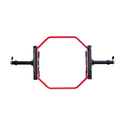 Trap Bar Hex Bar, 2-Inch Hex Barbell, 500 LBS Capacity Shrug Bars, Weightlifting and Strength Training Equipment, Home Gym for Squats, Deadlifts, Shoulder Presses, Red