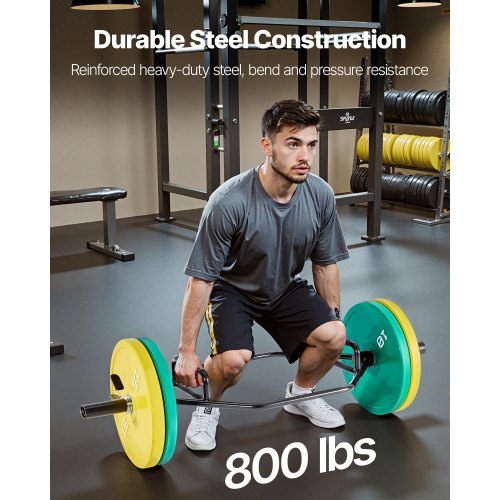 Trap Bar Hex Bar Langhantel Gewichtheben für Kniebeugen Shrug Kreuzheben 50 mm | EU