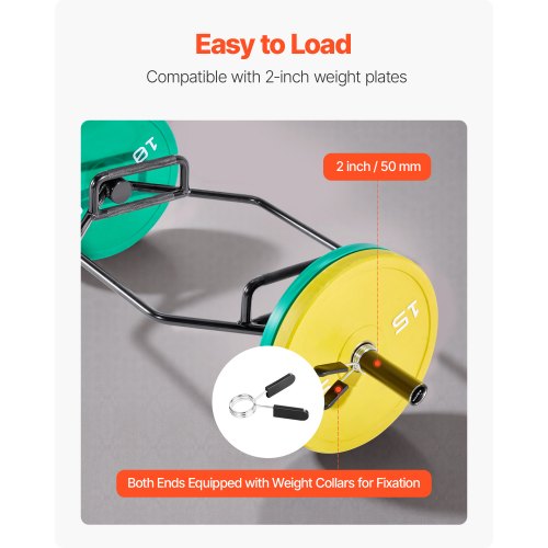 Trap Bar Hex Bar Langhantel Gewichtheben für Kniebeugen Shrug Kreuzheben 50 mm | EU