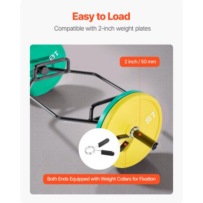 Trap Bar Hex Bar Langhantel Gewichtheben für Kniebeugen Shrug Kreuzheben 50 mm | EU