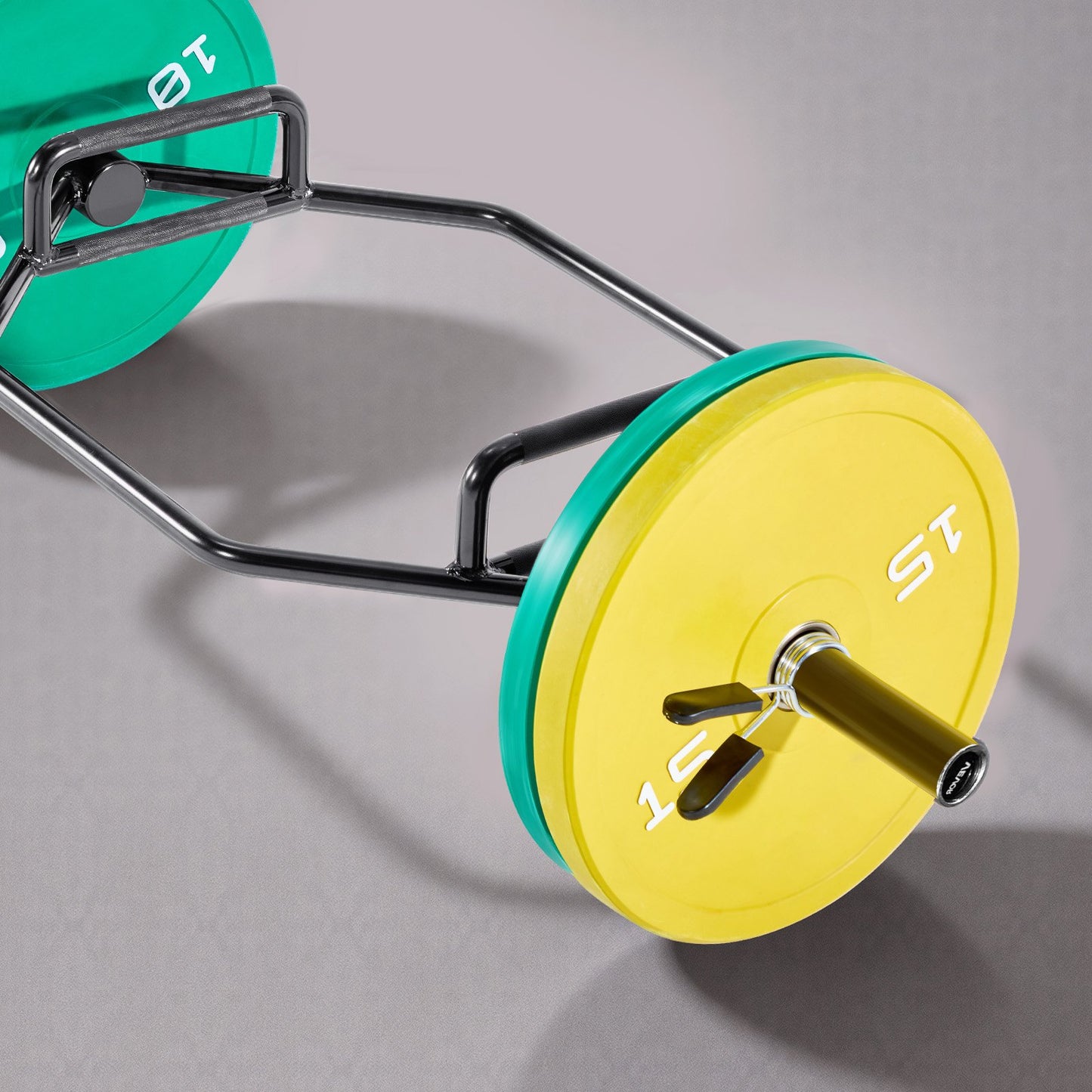 Trap Bar Hex Bar, 2-Inch Hex Barbell, 800 LBS Capacity Shrug Bars with Knurled Grips, Weightlifting and Strength Training Equipment, Home Gym for Squats, Deadlifts, Shoulder Presses, Black