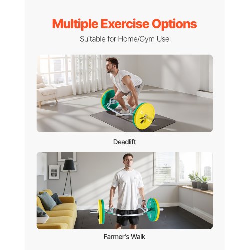 Trap Bar Hex Bar Langhantel Gewichtheben für Kniebeugen Shrug Kreuzheben 50 mm | EU