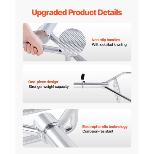 Trap Bar Hex Bar Langhantel Gewichtheben für Kniebeugen Shrug Kreuzheben 50 mm | EU