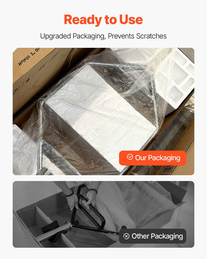 Trap Bar Hex Bar, 2-Inch Hex Barbell, 800 LBS Capacity Shrug Bars with Knurled Grips, Weightlifting and Strength Training Equipment, Home Gym for Squats, Deadlifts, Shoulder Presses, Silver