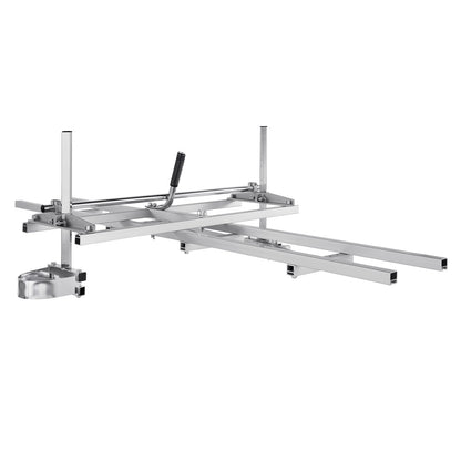 Kettensägen- und Schienenfräsen-Steuerungssystem, tragbares Sägewerk mit 14-36-Zoll-Schiene, 9 Fuß lange Aluminium-Sägefräsen-Schienensteuerung mit Kettensägenmischer für Holzarbeiter und Tischler