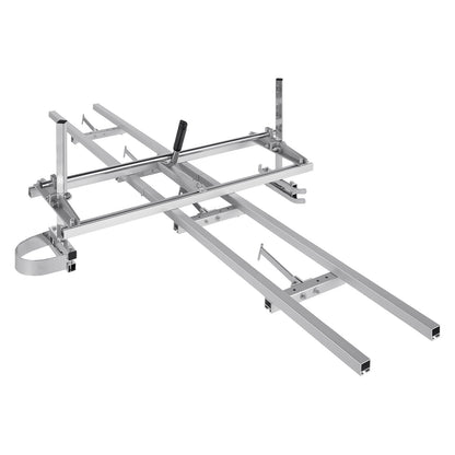 Kettensägen- und Schienenfräsen-Steuerungssystem, tragbares Sägewerk mit 14-36-Zoll-Schiene, 9 Fuß lange Aluminium-Sägefräsen-Schienensteuerung mit Kettensägenmischer für Holzarbeiter und Tischler