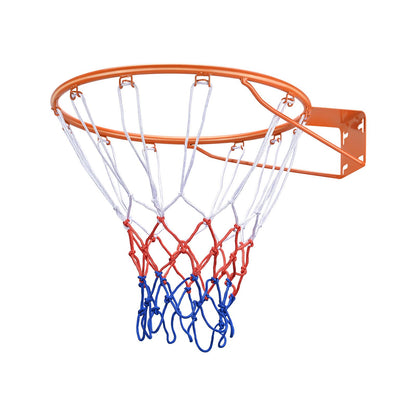 Basketballkorb, Wand-/Türmontage, robuster Q235-Korb, Ersatz für flexiblen Korb mit Netz, standardmäßiger 45,7 cm großer hängender Basketballkorb für drinnen und draußen, für Kinder und Erwachsene