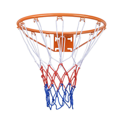 Basketballkorb, Wand-/Türmontage, robuster Q235-Korb, Ersatz für flexiblen Korb mit Netz, standardmäßiger 45,7 cm großer hängender Basketballkorb für drinnen und draußen, für Kinder und Erwachsene