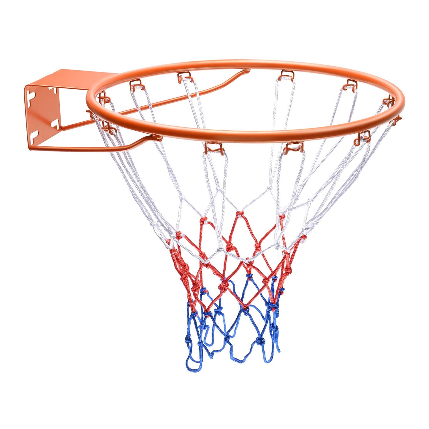 Basketballkorb, Wand-/Türmontage, robuster Q235-Korb, Ersatz für flexiblen Korb mit Netz, standardmäßiger 45,7 cm großer hängender Basketballkorb für drinnen und draußen, für Kinder und Erwachsene