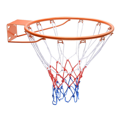 Basketballkorb, Wand-/Türmontage, robuster Q235-Korb, Ersatz für flexiblen Korb mit Netz, standardmäßiger 45,7 cm großer hängender Basketballkorb für drinnen und draußen, für Kinder und Erwachsene