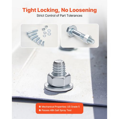 566 pieces of mixed steel alloy bolts and nuts for furniture