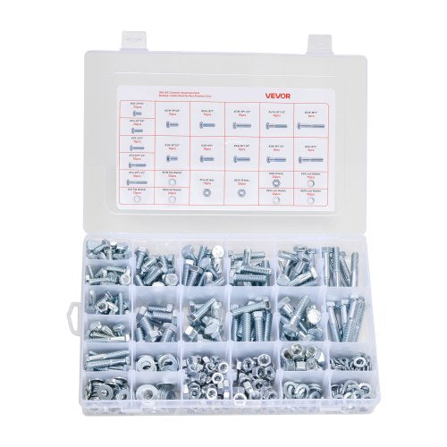 566 pieces of mixed steel alloy bolts and nuts for furniture