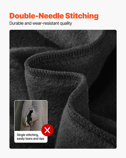 Women Pullover Hoodie, 3X-Large Size, Fleece Long Sleeve Comfy Casual Basic Pullover Hooded Sweatshirt, Warm & Skin-friendly, Practical & Trendy, Black Hoodie with Large Pocket for Fall & Winter