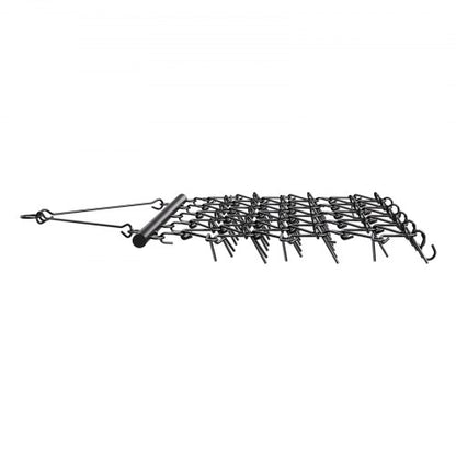 Drag Harrow 4 x 5.6 ft Chain Harrow ATV Lawn Rake for Landscape Leveling | EU
