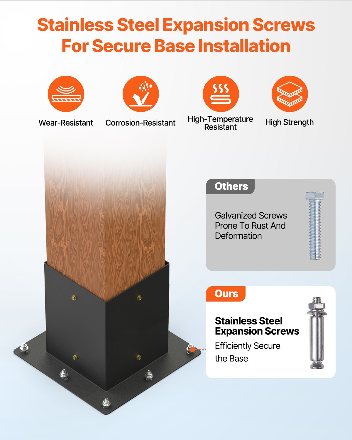 Pergola Kit, 4x4 Inch Pergola Brackets for 3.5x3.5 Inch Wood Beams in Actual Dimension, 3-Way (4 Pcs) and 4-Way (2 Pcs) Gazebo Brackets with 6 Post Bases, for Outdoor Pergolas, Gazebos, Sheds