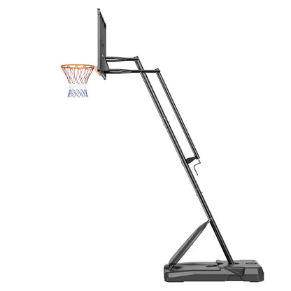 Basketballkorb, 2,3–3 m höhenverstellbares, tragbares Backboard-System, 137,2 cm Basketballkorb und Tor, Basketball-Set für Kinder und Erwachsene mit Rädern, Ständer und befüllbarer Basis, für draußen/drinnen