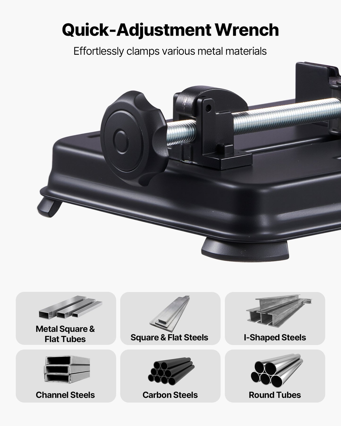 Chop Saw, 7-1/4 in Stainless Steel Cold Cut Blade, 1200 W Motor, 4000 r/min Speed, 0-45° Adjustable Cutting Angle, Metal Cutting Chop Saw for Metal Square and Flat Tubes, I-Shaped Steels