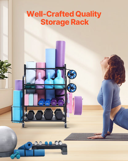 Home Gym Übung Ausrüstung Organizer Yoga Matte Lagerung Gewicht Rack Hantel