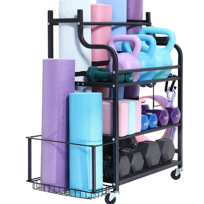 Home Gym Übung Ausrüstung Organizer Yoga Matte Lagerung Gewicht Rack Hantel
