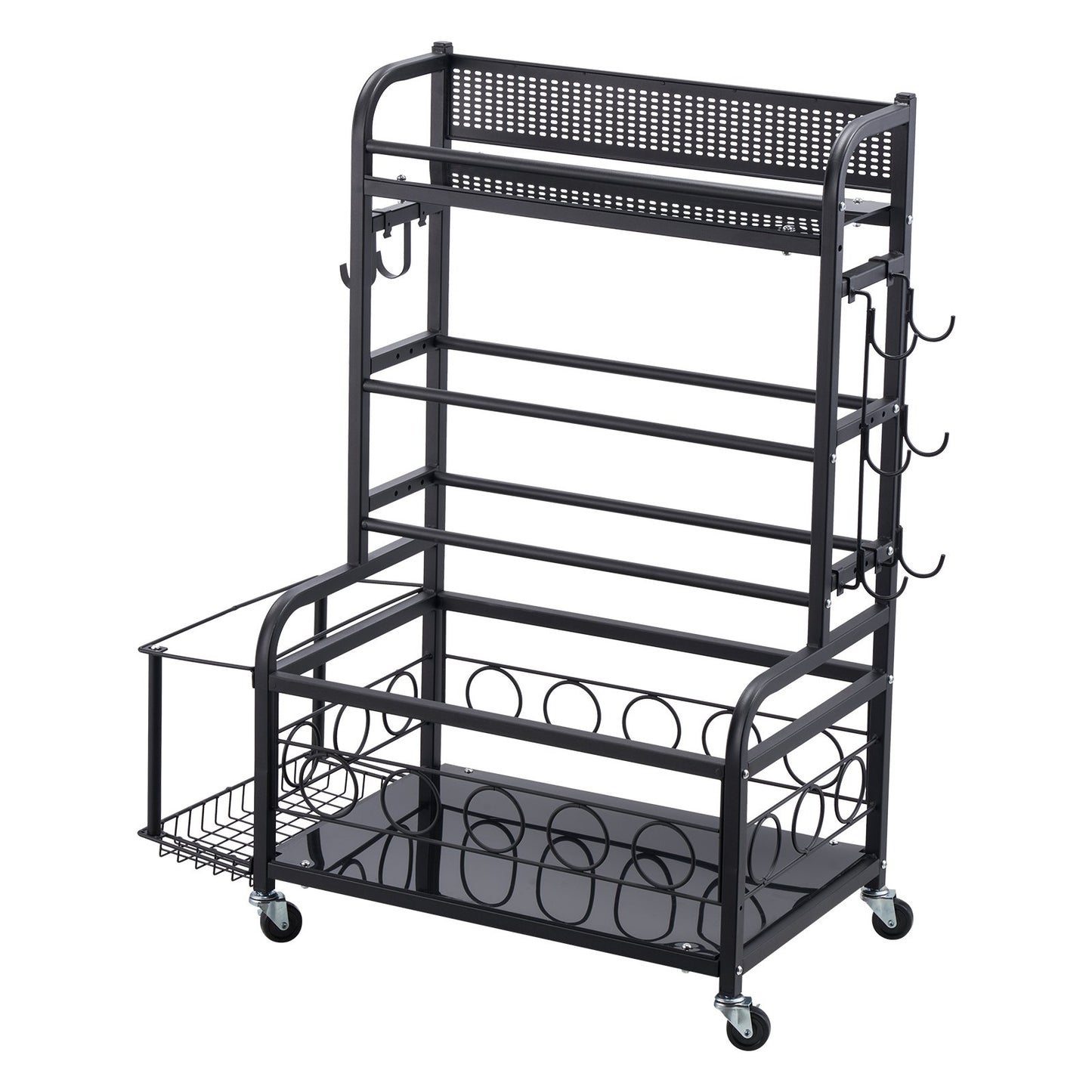 Home Gym Träningsutrustning Organizer Yogamatta Förvaring Viktställ Hantel