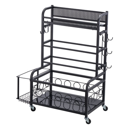 Home Gym Träningsutrustning Organizer Yogamatta Förvaring Viktställ Hantel