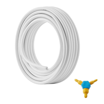 PEX-AL-PEX Pipe, 82 Feet, 5/8'' Diameter Aluminum-Plastic Composite Pipe Oxygen Barrier Radiant Floor PEX Pipe, 0.08'' Thickness Radiant Heating Floor Plumbing 25M Inner Aluminum Layer PEX Pipe Tubing