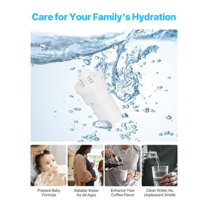 Vattenfilter från kanna, 3-pack, ersättning för vattenfilterkanna 6216