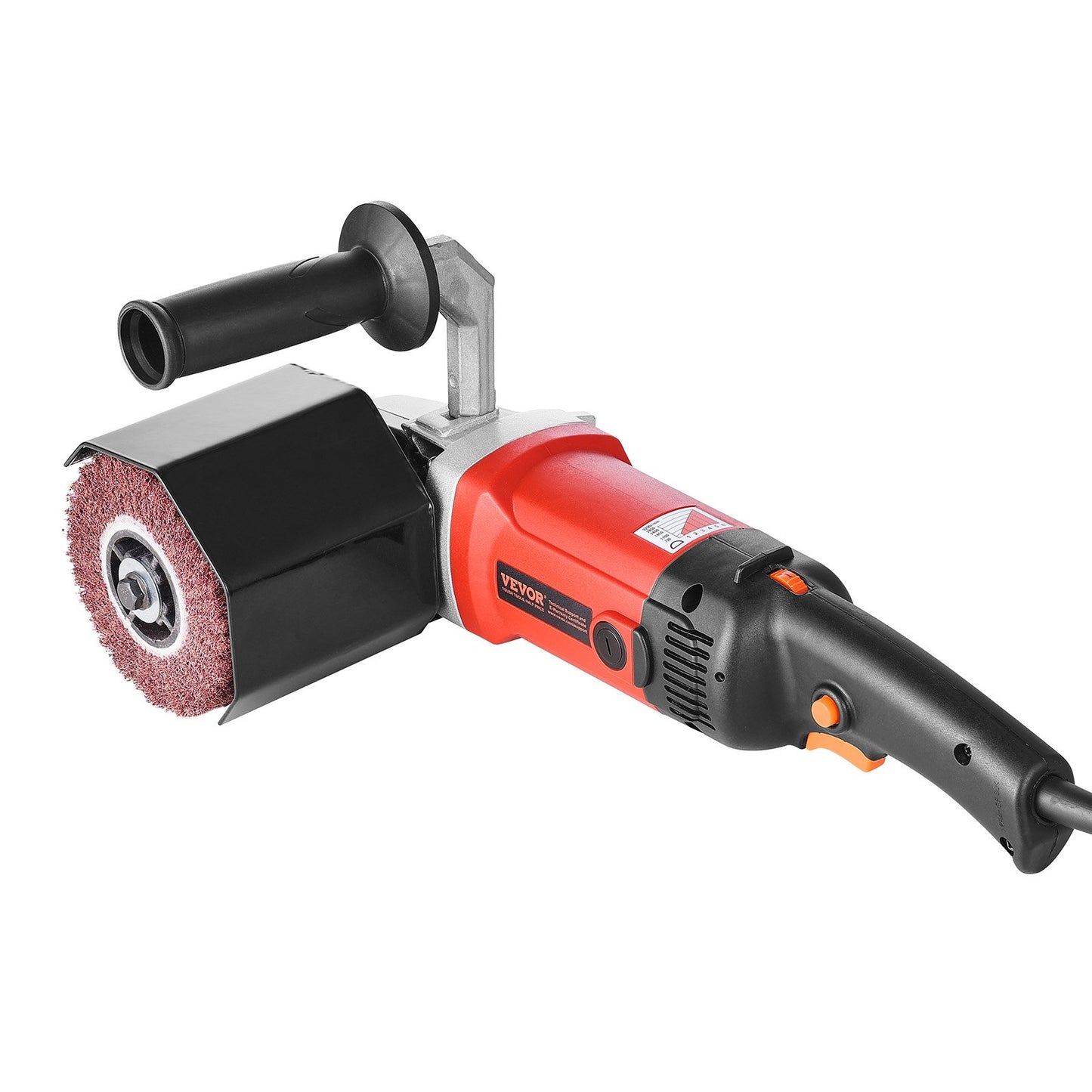 Poliermaschine, 1200 W, 6-Gang-Elektropolierer für Metall, 4 Räder