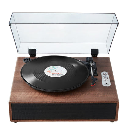 Bluetooth vinyl record player 3-speed tape-driven turntable 10W speaker
