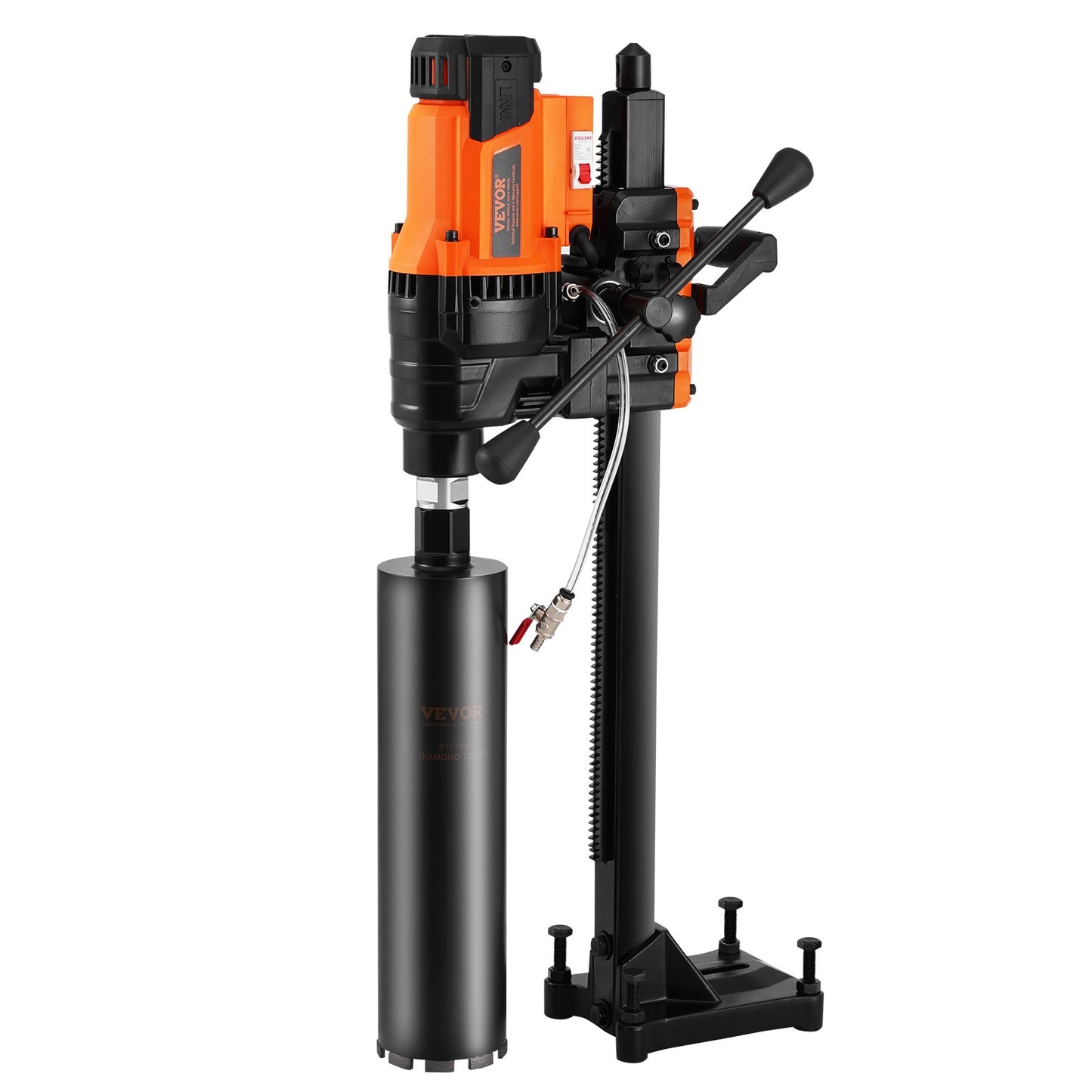 Core Drilling Machine 0.8-9.8 Inch Dia 3200W Diamond Core Drilling Rig With Stand