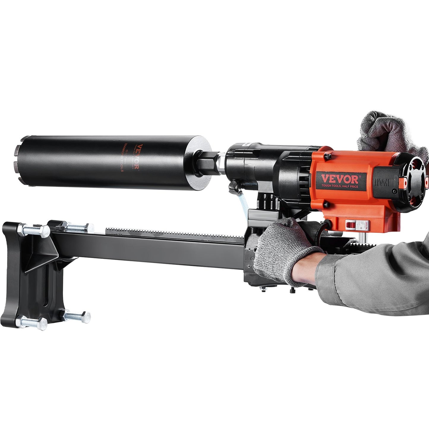 Nass- und Trocken-Diamantkernbohrgerät, Betonkernbohrgerät, 3200 W, 750 U/min