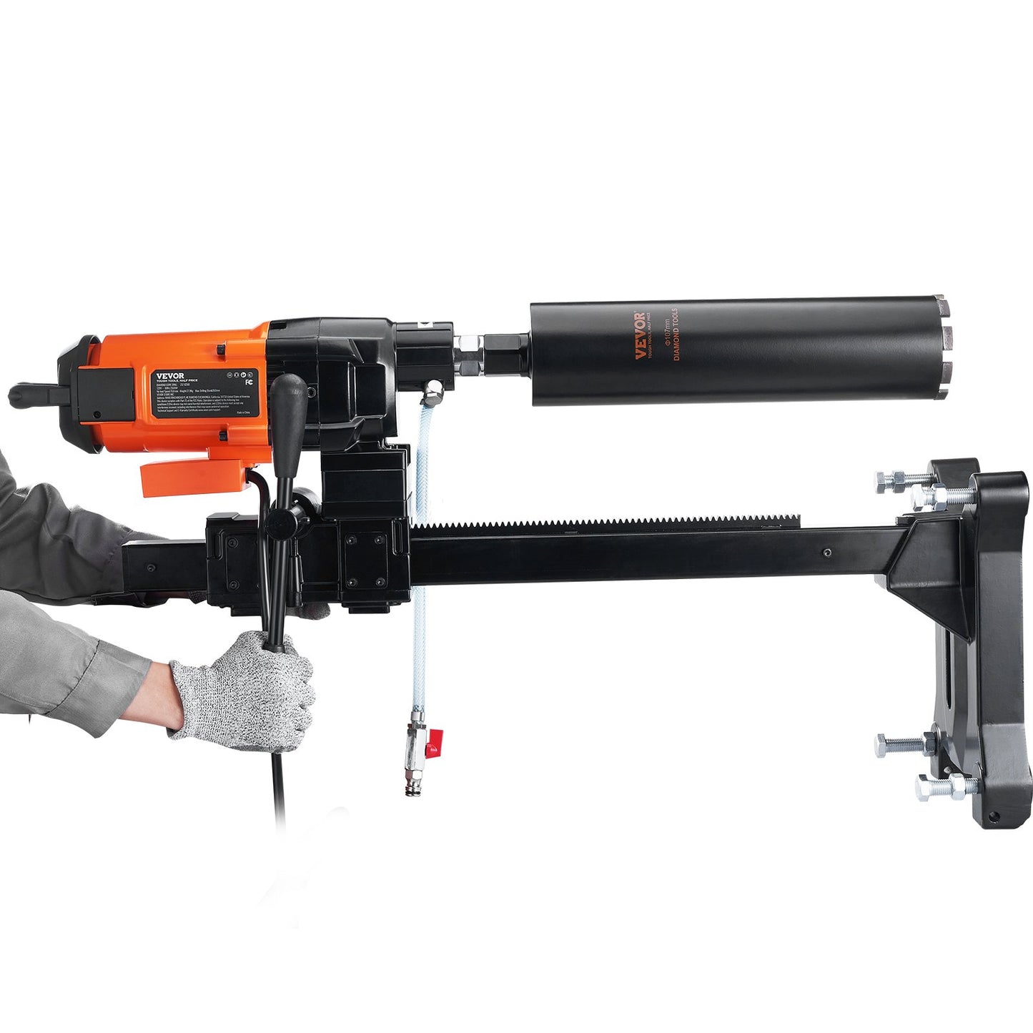 Diamond Core Drilling Machine Concrete Core Drilling Rig Wheel 3200W 750RPM