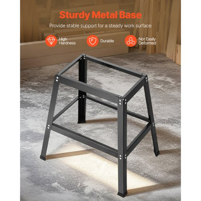 Bench-mounted milling table 89x61 cm with MDF top fence, dust collection port