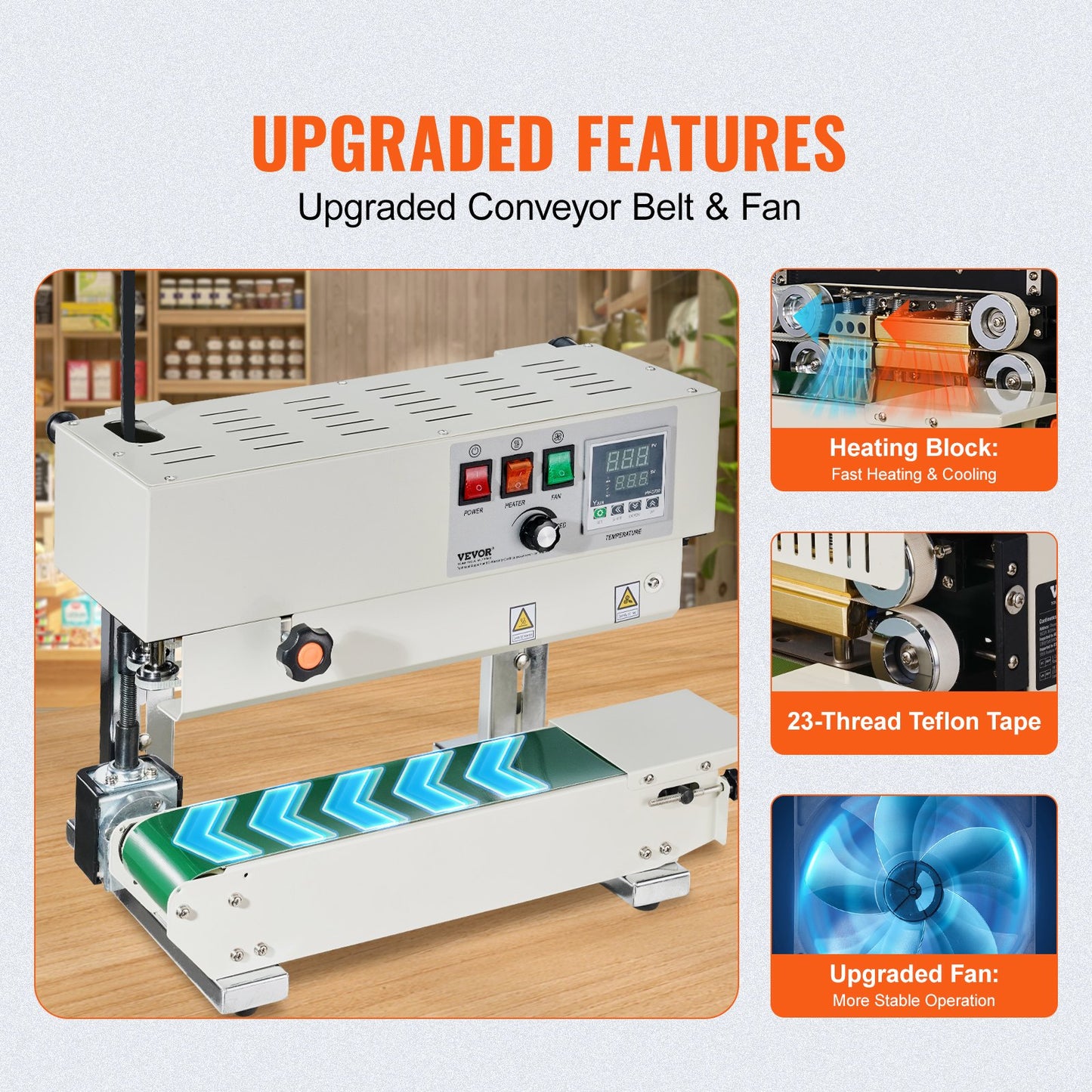 Kontinuierliche Beutelbandversiegelungsmaschine Vertikale Bandversiegelung Kohlenstoffstahl