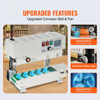 Kontinuierliche Beutelbandversiegelungsmaschine Vertikale Bandversiegelung Kohlenstoffstahl