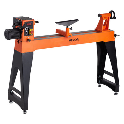Woodworking Lathe, 1.5 HP, Wood Lathe Machine with 0 to 3200 RPM Variable Speed, 16 x 40 in Workbench, Brushless DC Motor, Cast Iron Body, Tool Rest, for Medium to Large Projects Woodworking