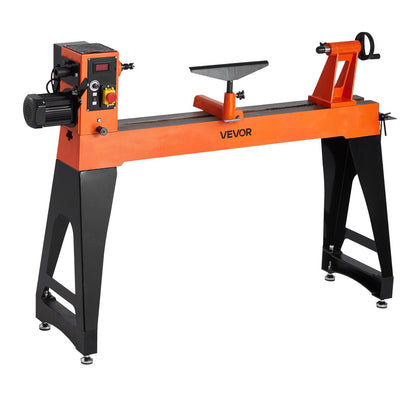 Woodworking Lathe, 2 HP, Wood Lathe Machine with 0 to 3200 RPM Variable Speed, 18 x 40 in Workbench, Brushless DC Motor, Cast Iron Body, Tool Rest, for Medium to Large Projects Woodworking