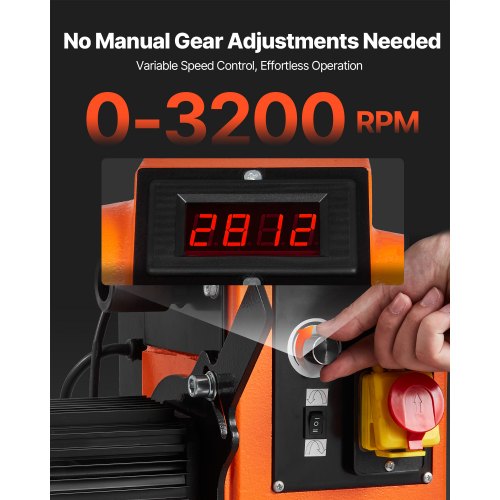 Träbearbetningssvarv 2 hk 18 x 40 tum Träsvarv Variabel hastighet 0-3200 varv/min