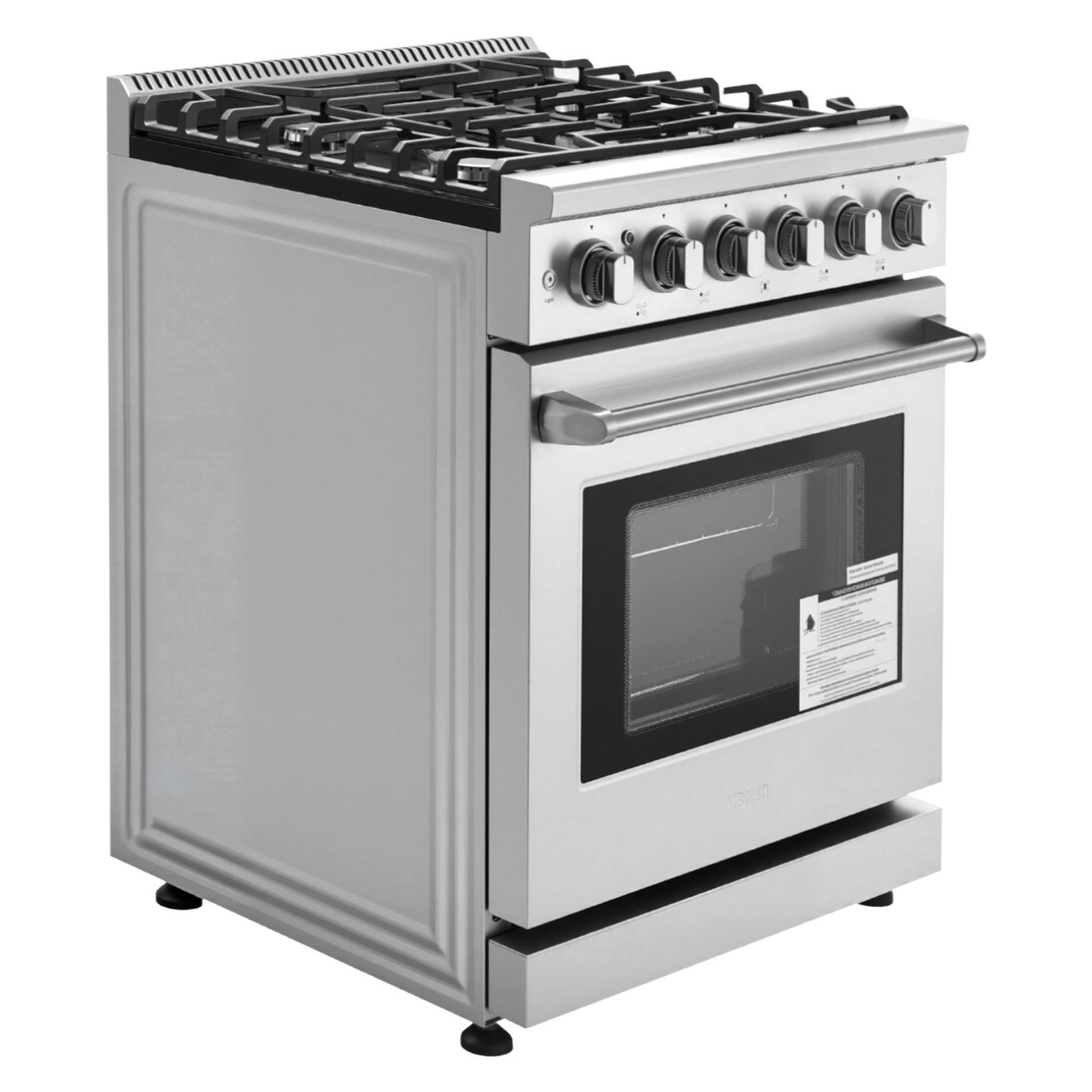 Gas Range Oven, 30 Inches Width, Freestanding Stainless Steel Stove and Oven with 5 Sealed Cooktop Burners, Easy Reach Racks, Storage Drawer, 4.8 Cu. Ft. Capacity, for Apartment, Home, Kitchen