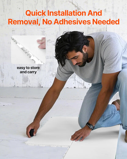 Gym Floor Set 15 PCS Interlocking Puzzle Tiles Exercise Mats