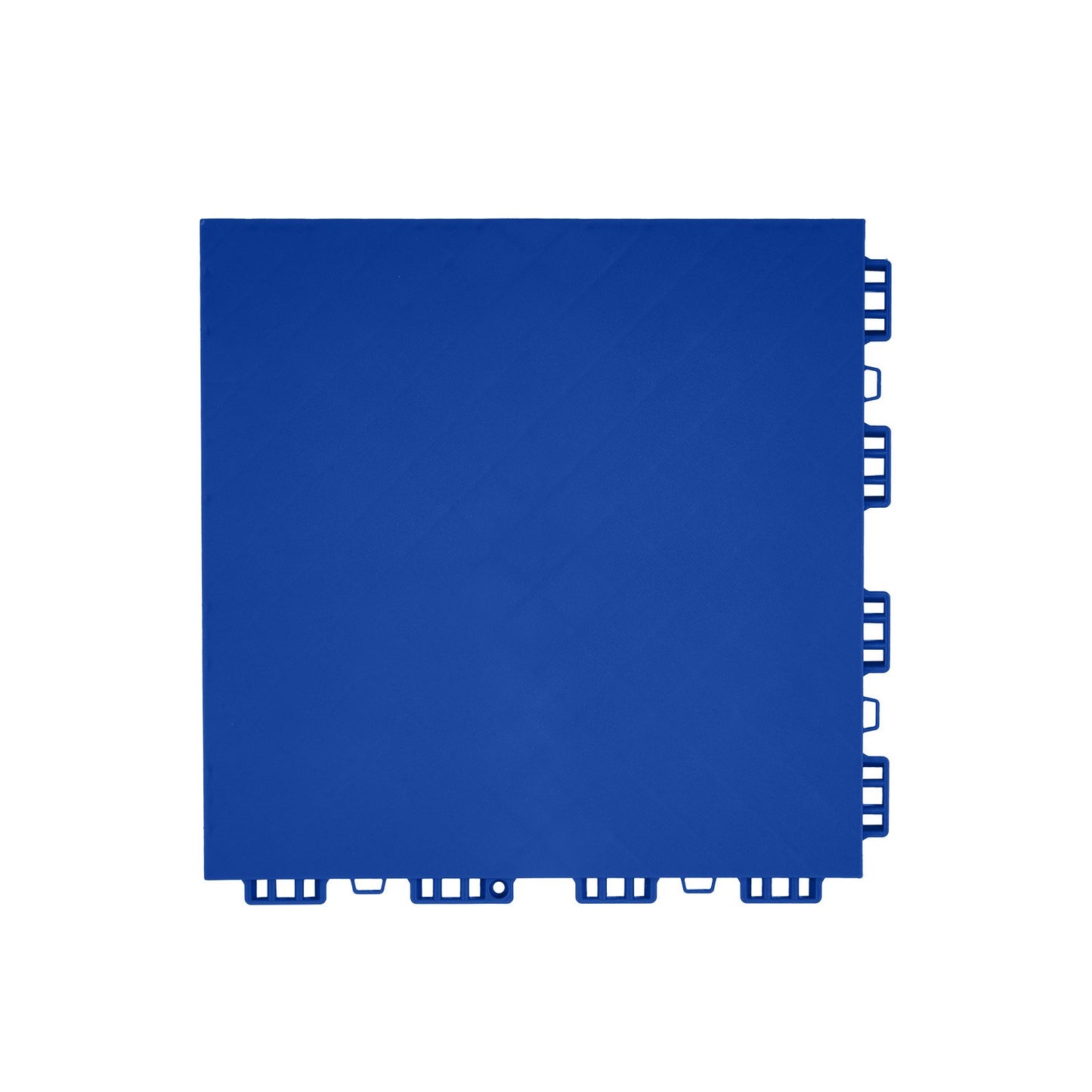 Gym Flooring Set 8 PCS Interlocking PP Puzzle Rubber Tiles Blue