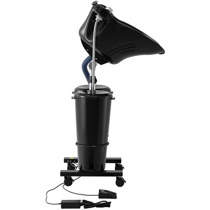 Portabel schamposkål med avloppsslang 2 hinkar Justerbar höjd Salongsvask