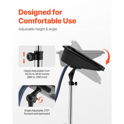 Bärbar Schamposkål, Schampovask med Justerbar Höjd och Vinkel, Salong Hårtvättsvask med Avloppsslang och Stjärnformad Stödbas för Barbershop Beauty Spa Center Hemmabruk |  EU