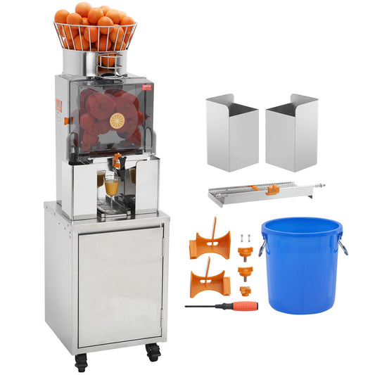 Commercial Orange Juicer Machine 120W Automatisk Juice Squeezer Extractor
