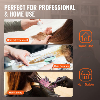 Professional Hair Steamer 11,81-tums jonisk hårångare med huva med 2 lägen