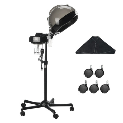 Professional Hair Steamer 11,81-tums jonisk hårångare med huva med 2 lägen